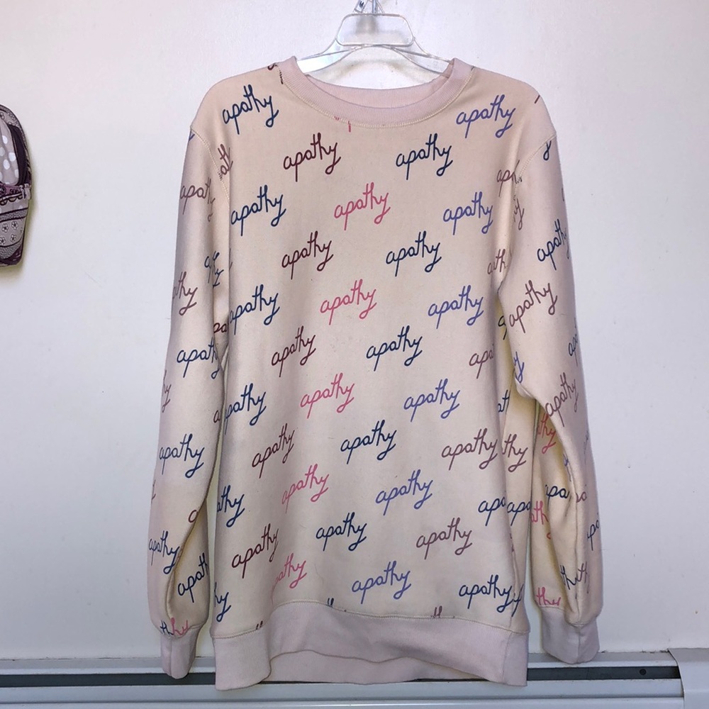 Apathy crewneck sweatshirt